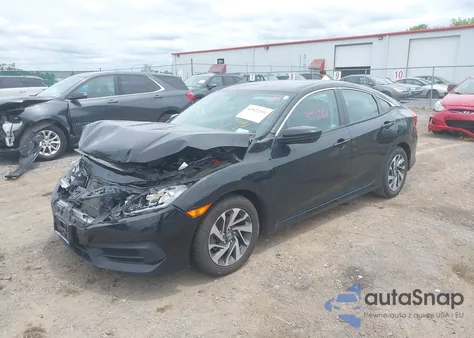 2018 Honda Civic Ex из США, поврежденный, VIN 2HGFC2F7XJH510792